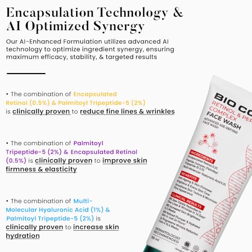 Bio Code Encapsulated Retinol & Peptide Complex Face Wash - Image 10
