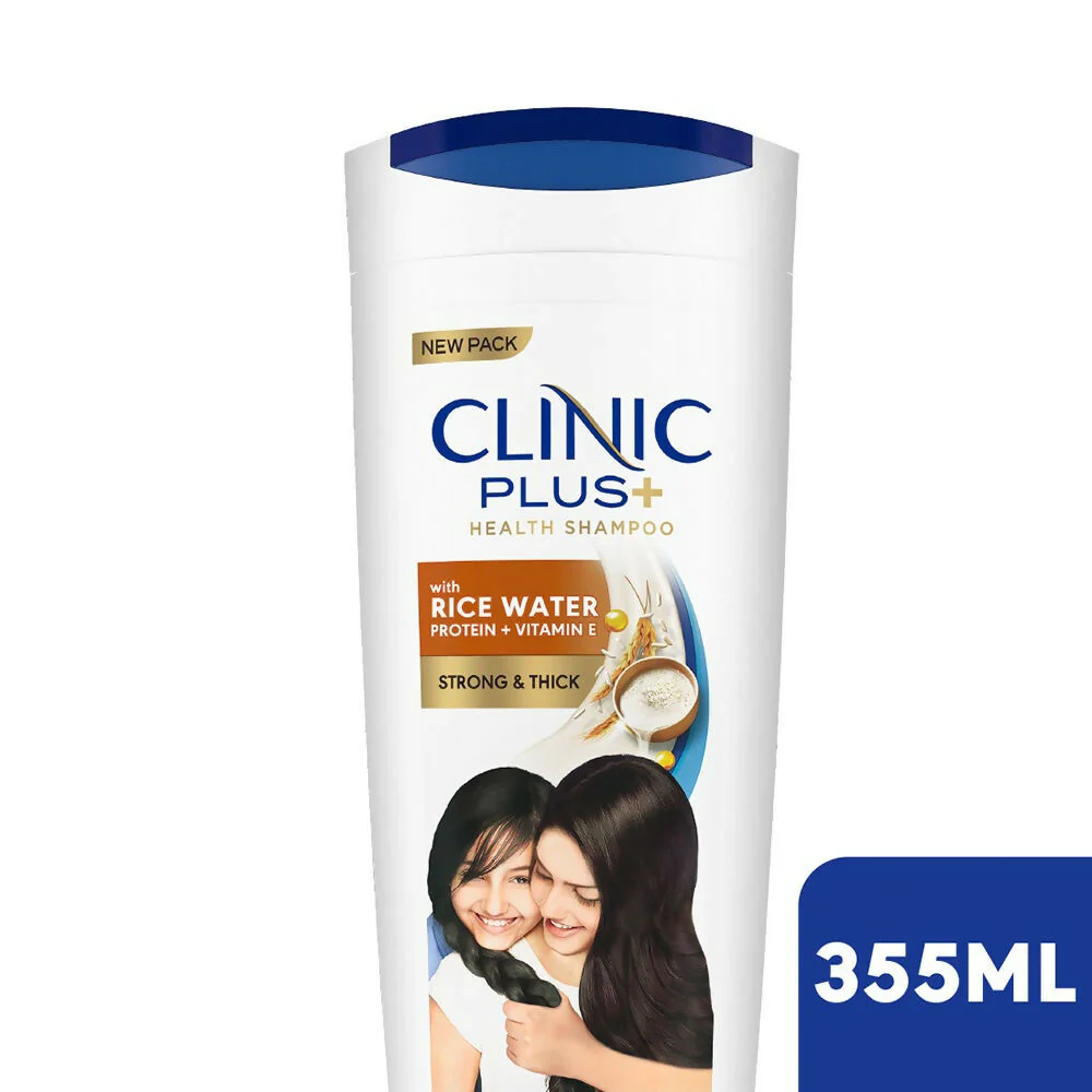 Clinic Plus With Rice Water Protein + Vitamin-E Strong & Thick Shampoo - Image 10