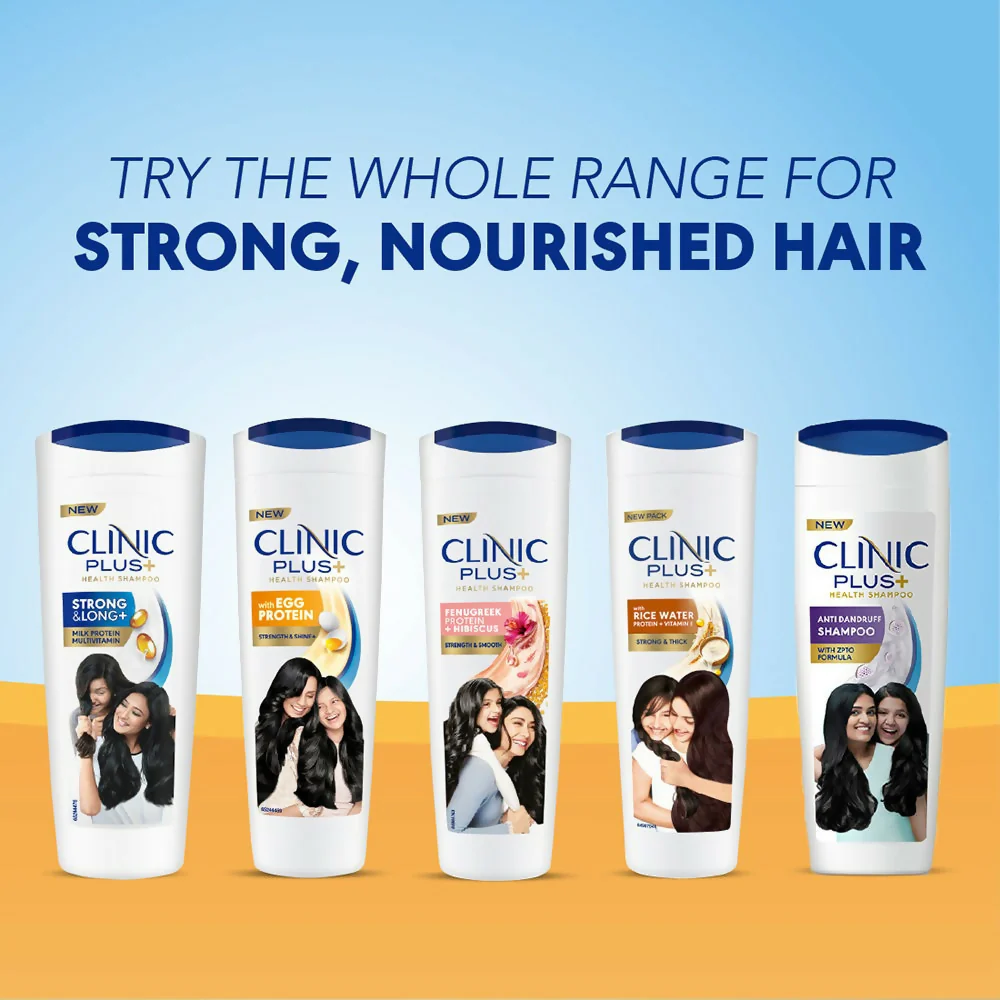Clinic Plus With Rice Water Protein + Vitamin-E Strong & Thick Shampoo - Image 5