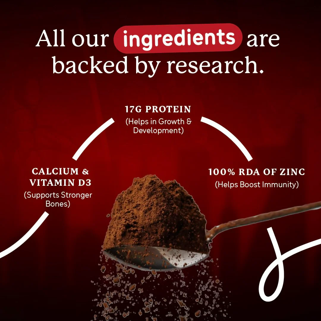 Gritzo SuperMilk Athlete Iron Man (13+y Boy & Girl), 17g Protein Powder (Double Chocolate) - Image 5