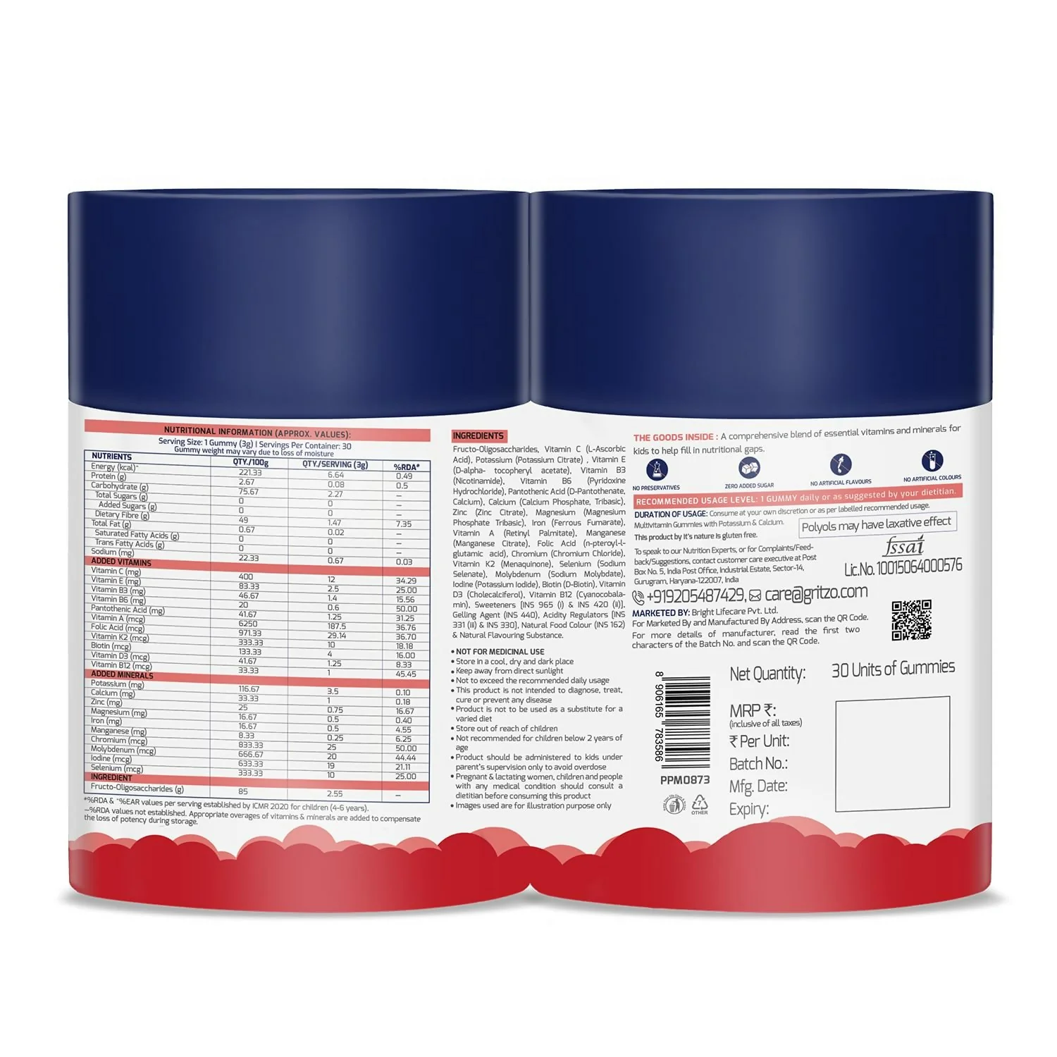 Gritzo SuperMilk Growth+ (Formerly Height+) (2-6y Boy & Girl) (Double Chocolate ) with Super Gummies (Strawberry) - Image 6