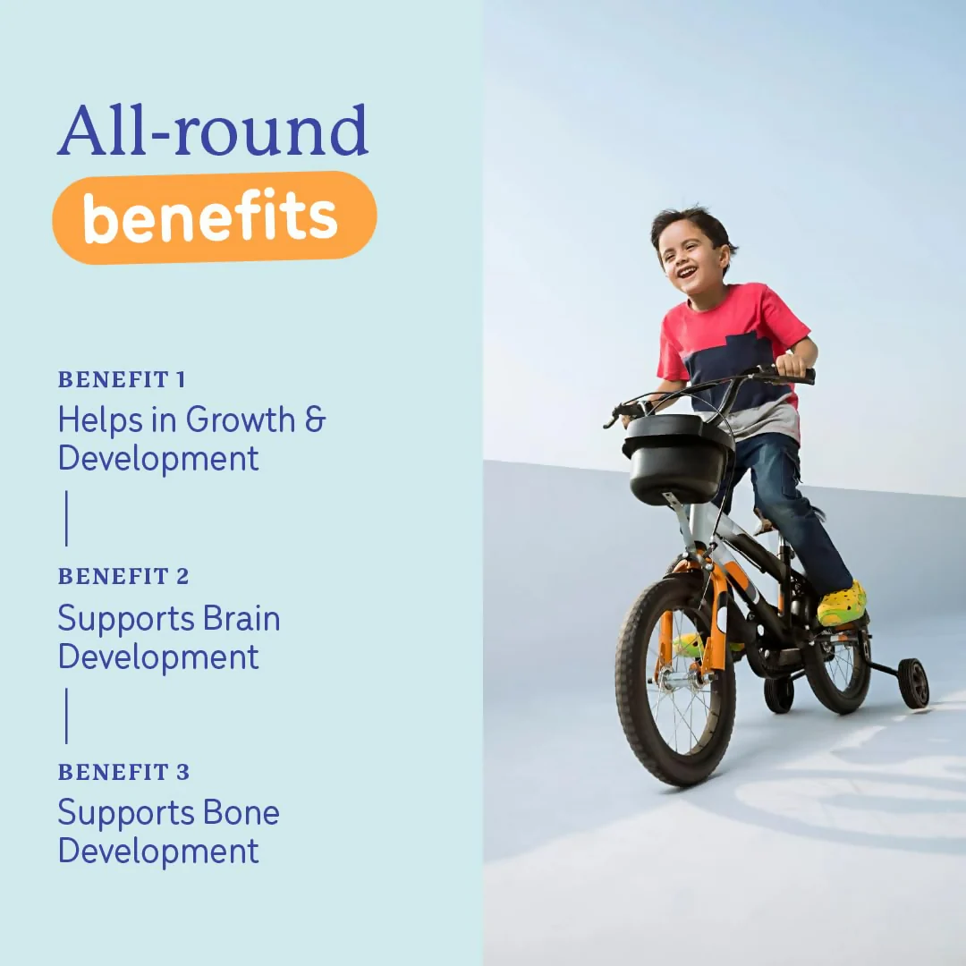 Gritzo SuperMilk Growth+ (Formerly Height+) (2-6y Boy & Girl) (Double Chocolate ) with Super Gummies (Strawberry) - Image 7