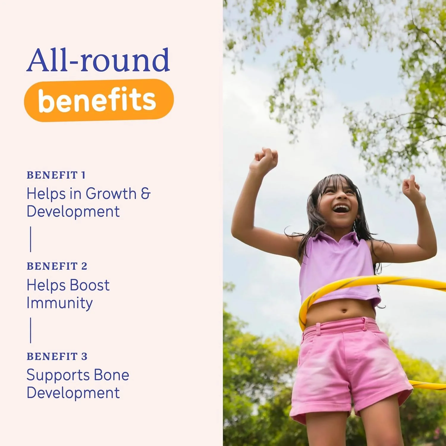 Gritzo SuperMilk Growth+ (Formerly Height+) Unsweetened Drink Mix (7-9y Girls), 10g Protein Powder- Creamy Vanilla - Image 6