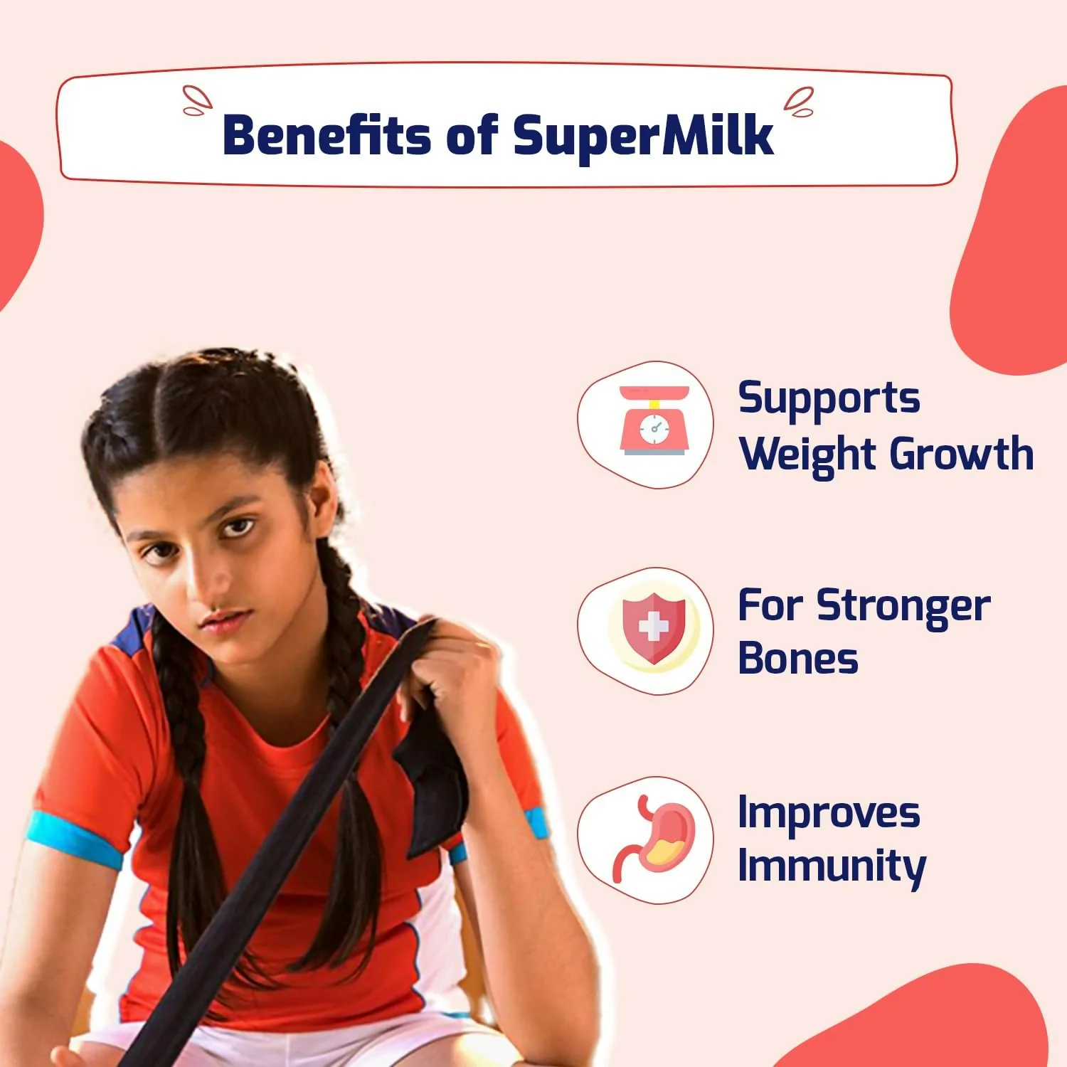 Gritzo SuperMilk Weight+ (13+y Boys), 10g Protein Powder (Double Chocolate) - Image 8