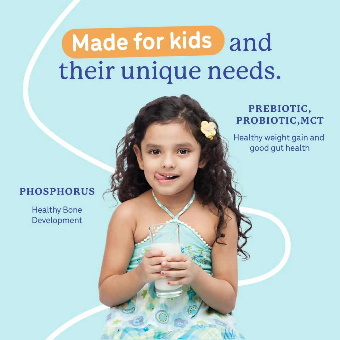 Gritzo SuperMilk Weight+ (2-6y Boy & Girl), 4g Protein Powder - Creamy Vanilla - Image 5