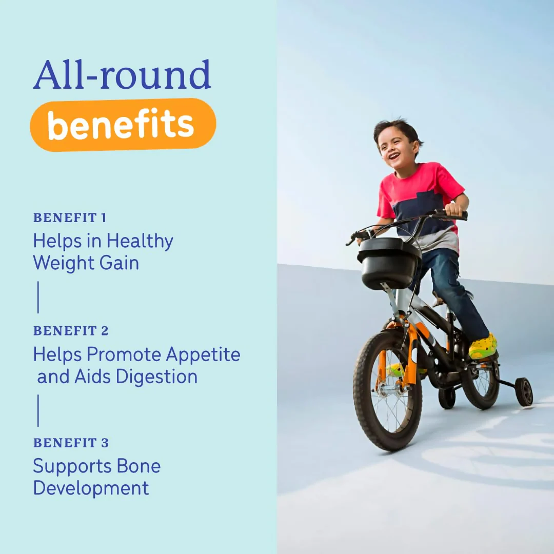 Gritzo SuperMilk Weight+ (2-6y Boy & Girl), 4g Protein Powder - Creamy Vanilla - Image 7