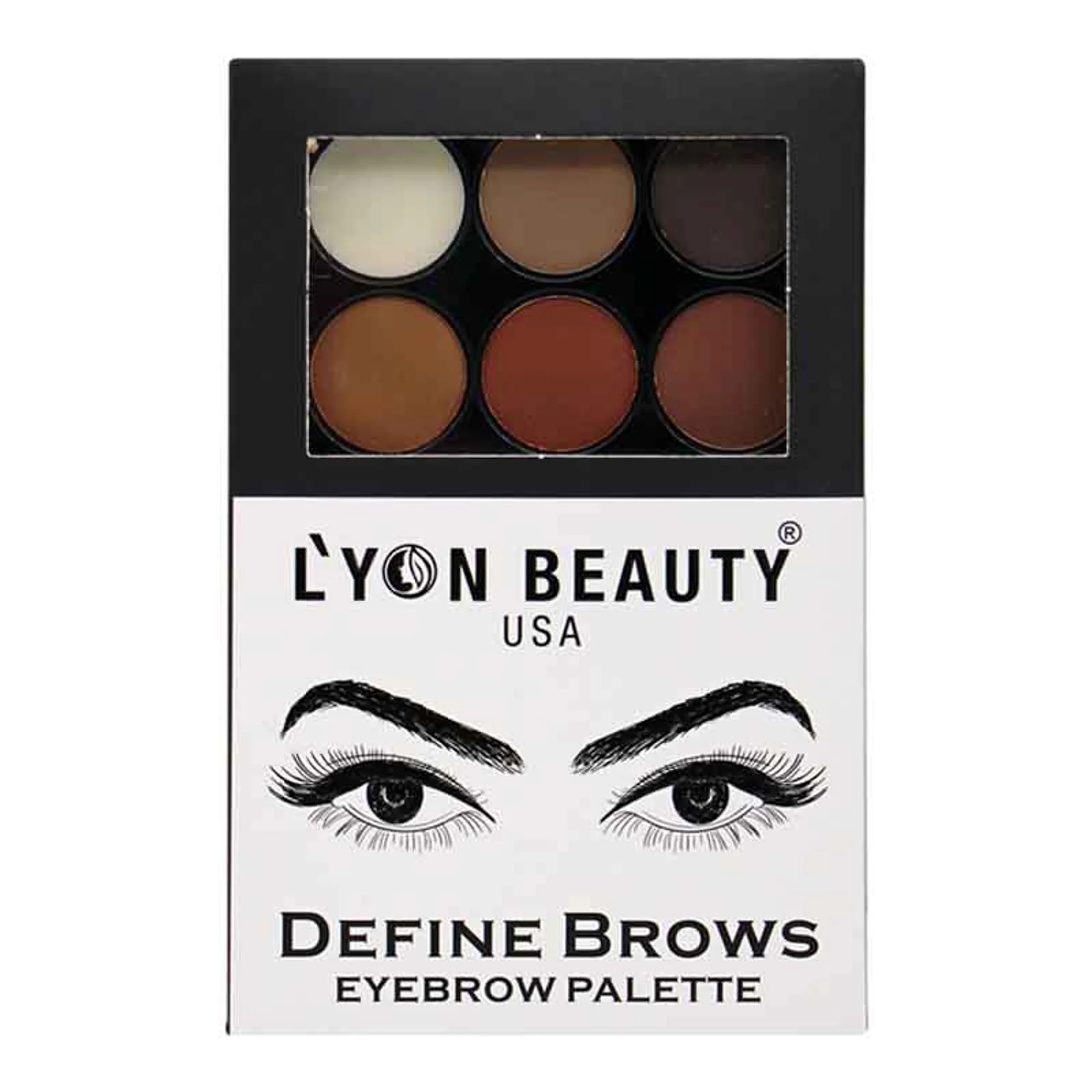 Lyon Beauty Define Brows Eyebrow Palette - Shade 01 - Image 3