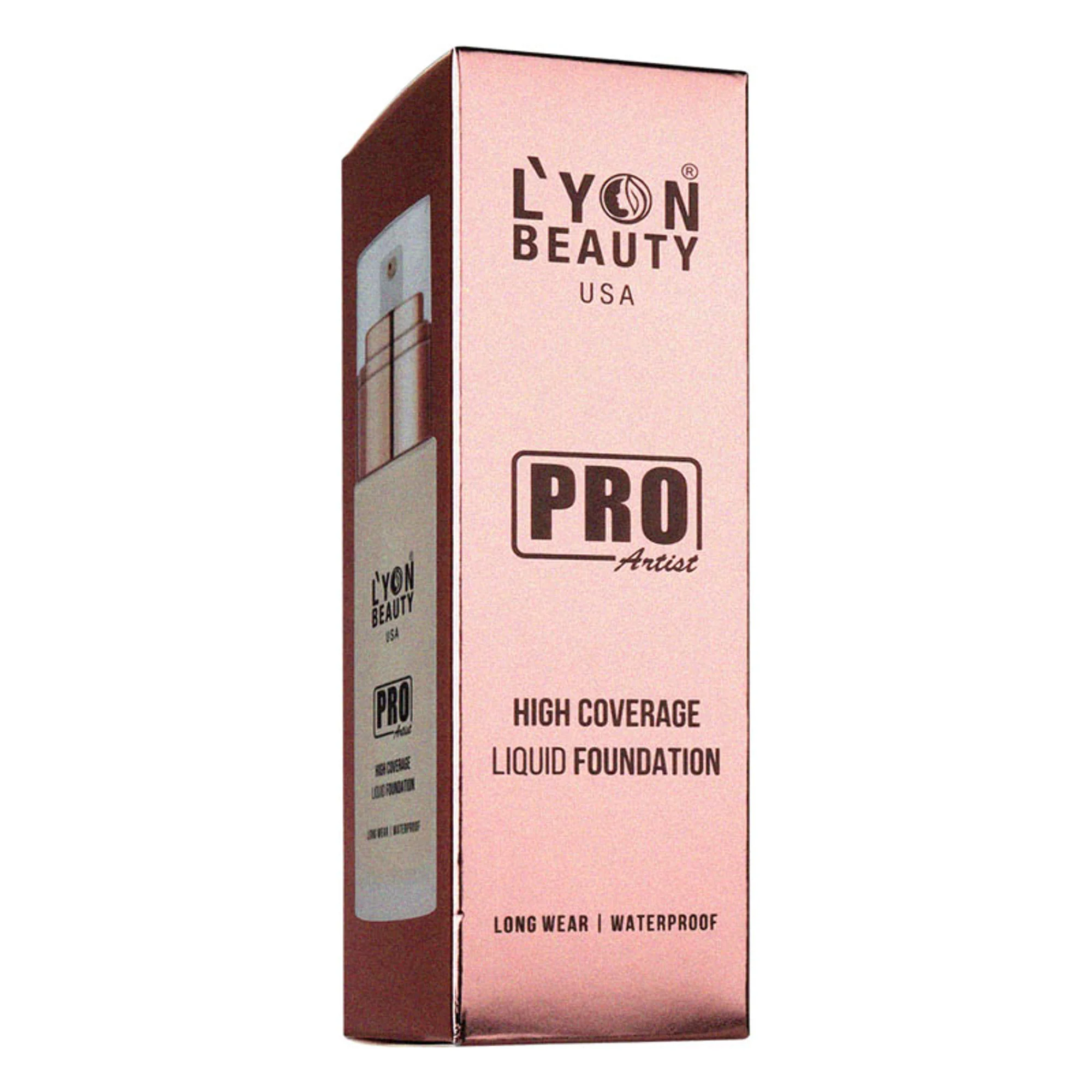 Lyon Beauty Pro Artist High Coverage Foundation - Rose Blush 02 - Image 4