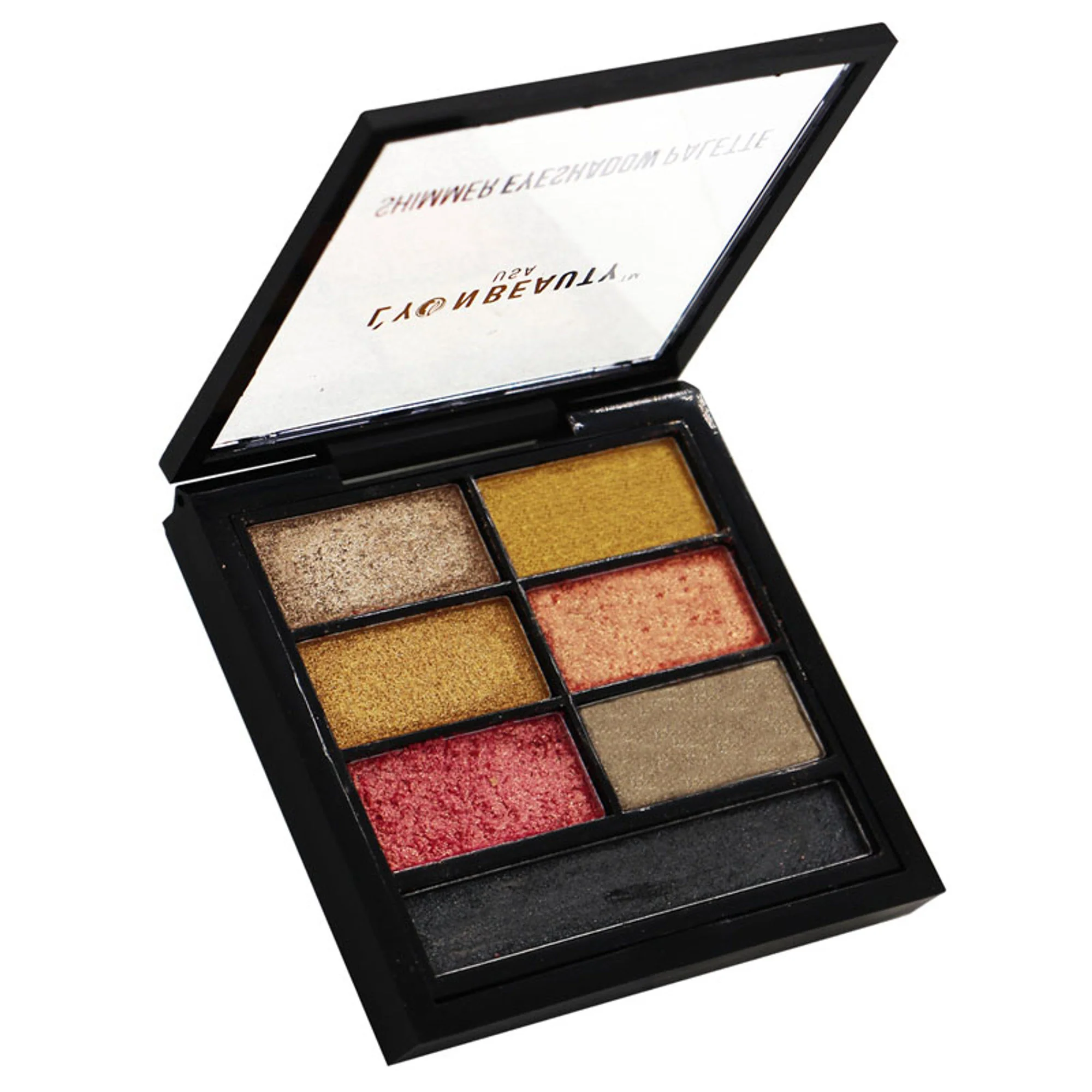 Lyon Beauty Shimmer Eyeshadow Palette - Multi-Color 01 - Image 3