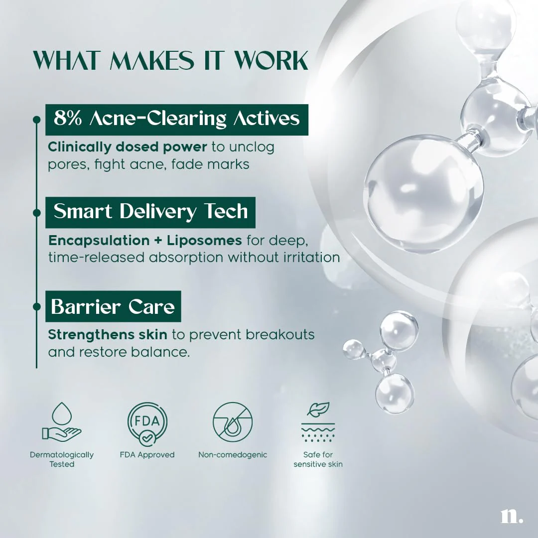 Numour No Breakouts Tonight Acne Control Barrier Repair Dual Serum - Image 4