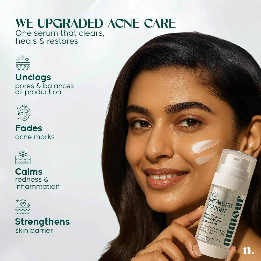 Numour No Breakouts Tonight Acne Control Barrier Repair Dual Serum - Image 6
