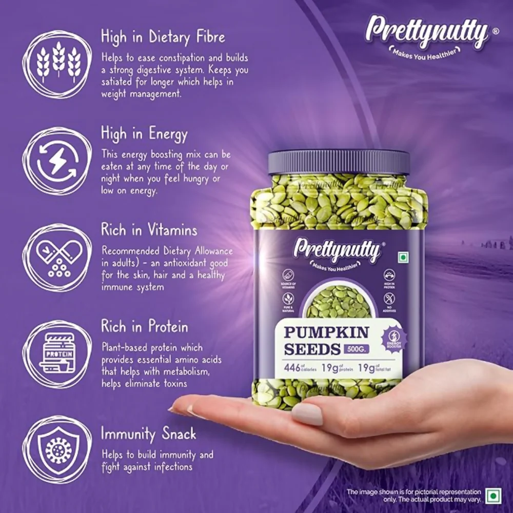 Pretty Nutty Raw Pumpkin Seeds - Image 4