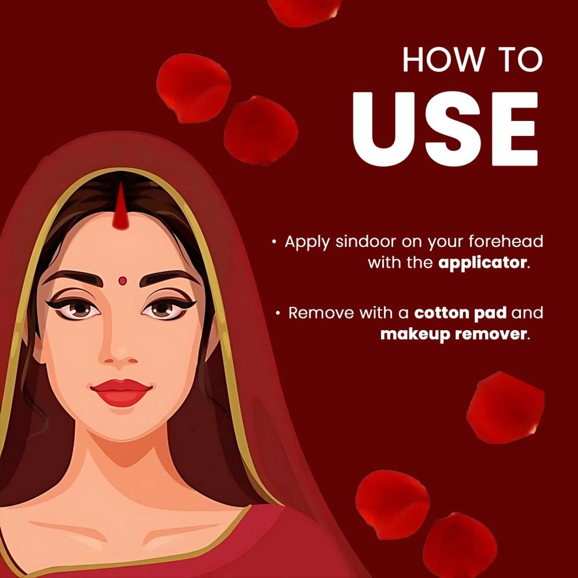 Shryoan Authentic Rose Liquid Sindoor - Maroon - Set Of 2 - Image 5