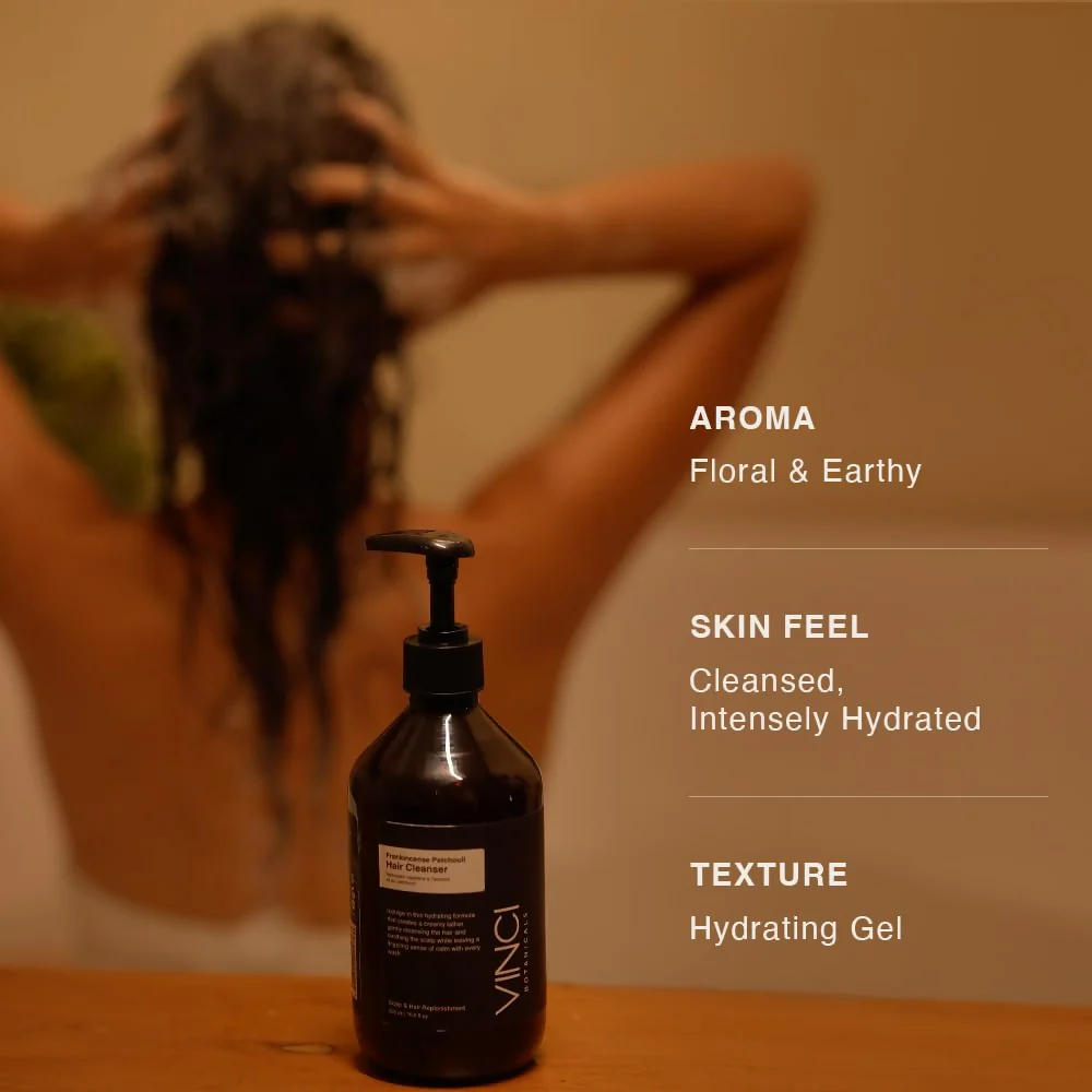 Vinci Botanicals Frankincense Patchouli Hair Cleanser - Image 4