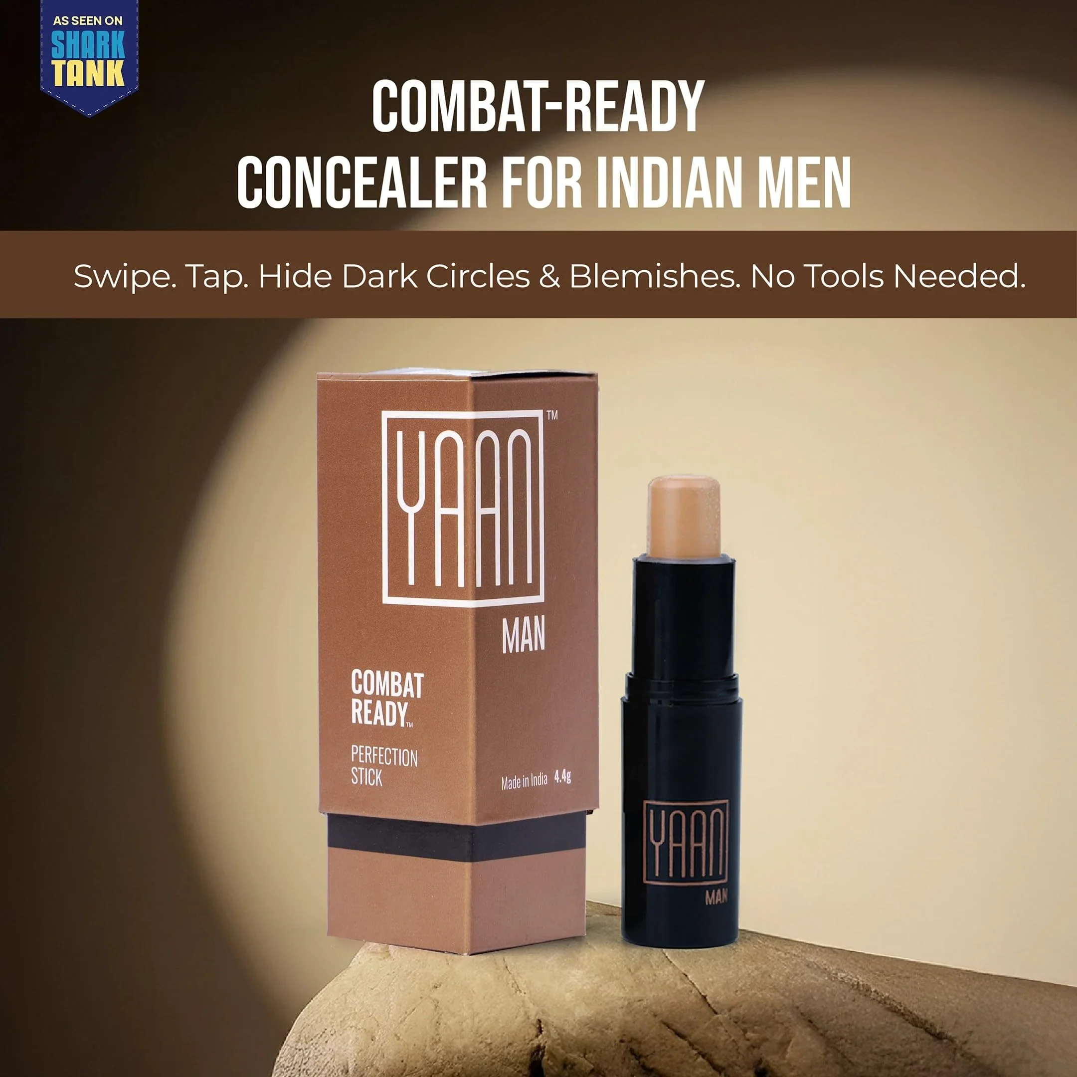 YAAN MAN Natural Concealer For Men - Dark Shade - Image 3