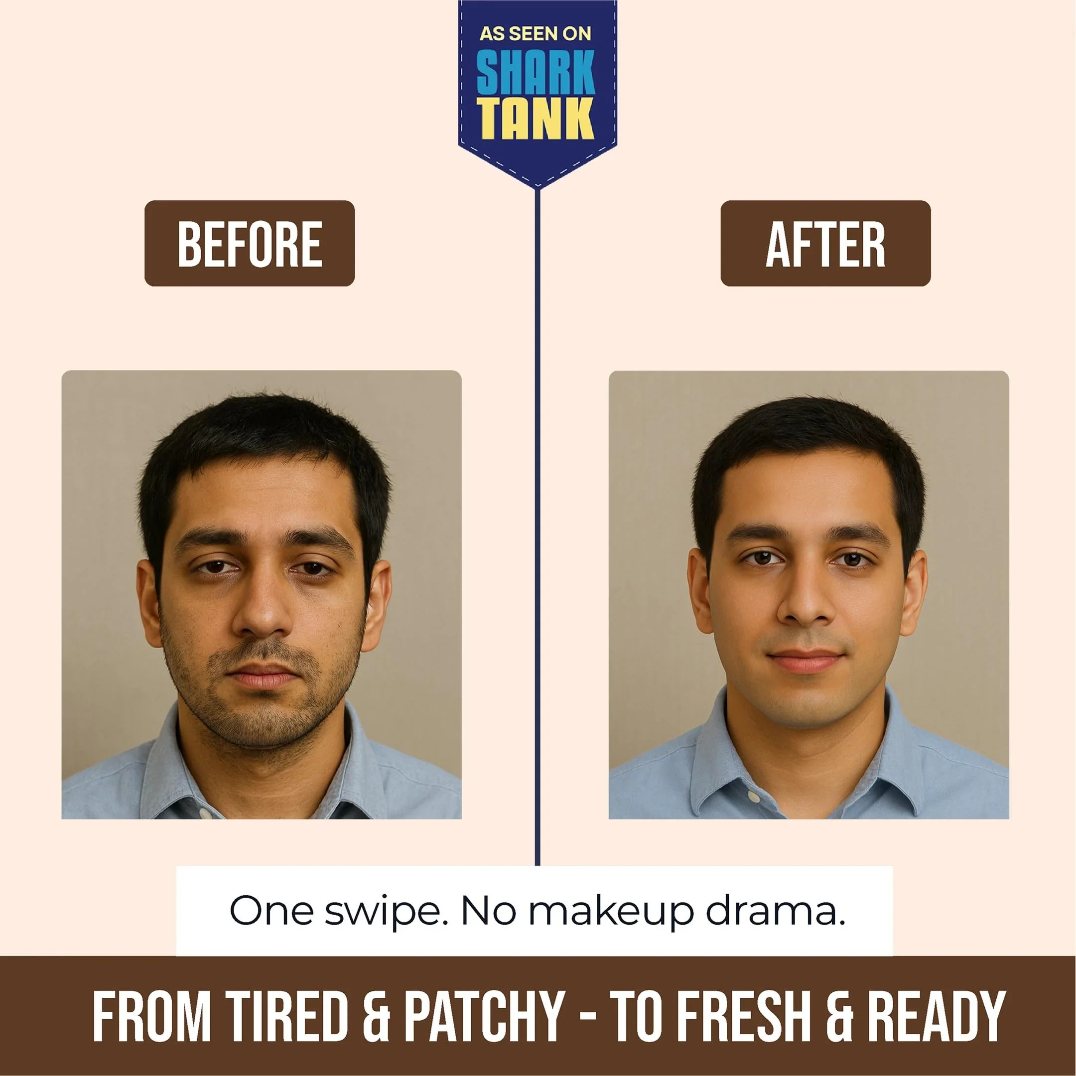 YAAN MAN Natural Concealer For Men - Dark Shade - Image 5