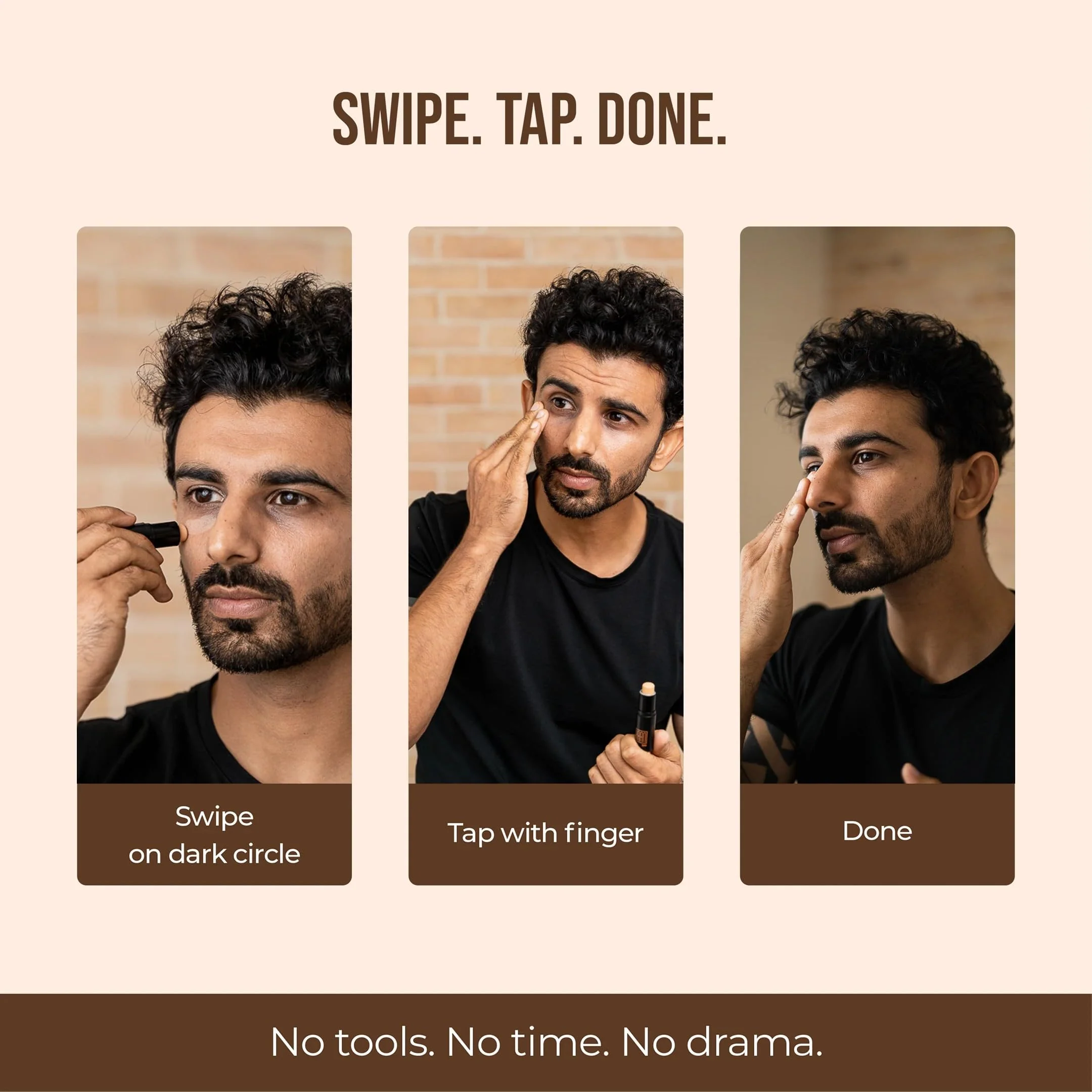 YAAN MAN Natural Concealer For Men - Dark Shade - Image 6