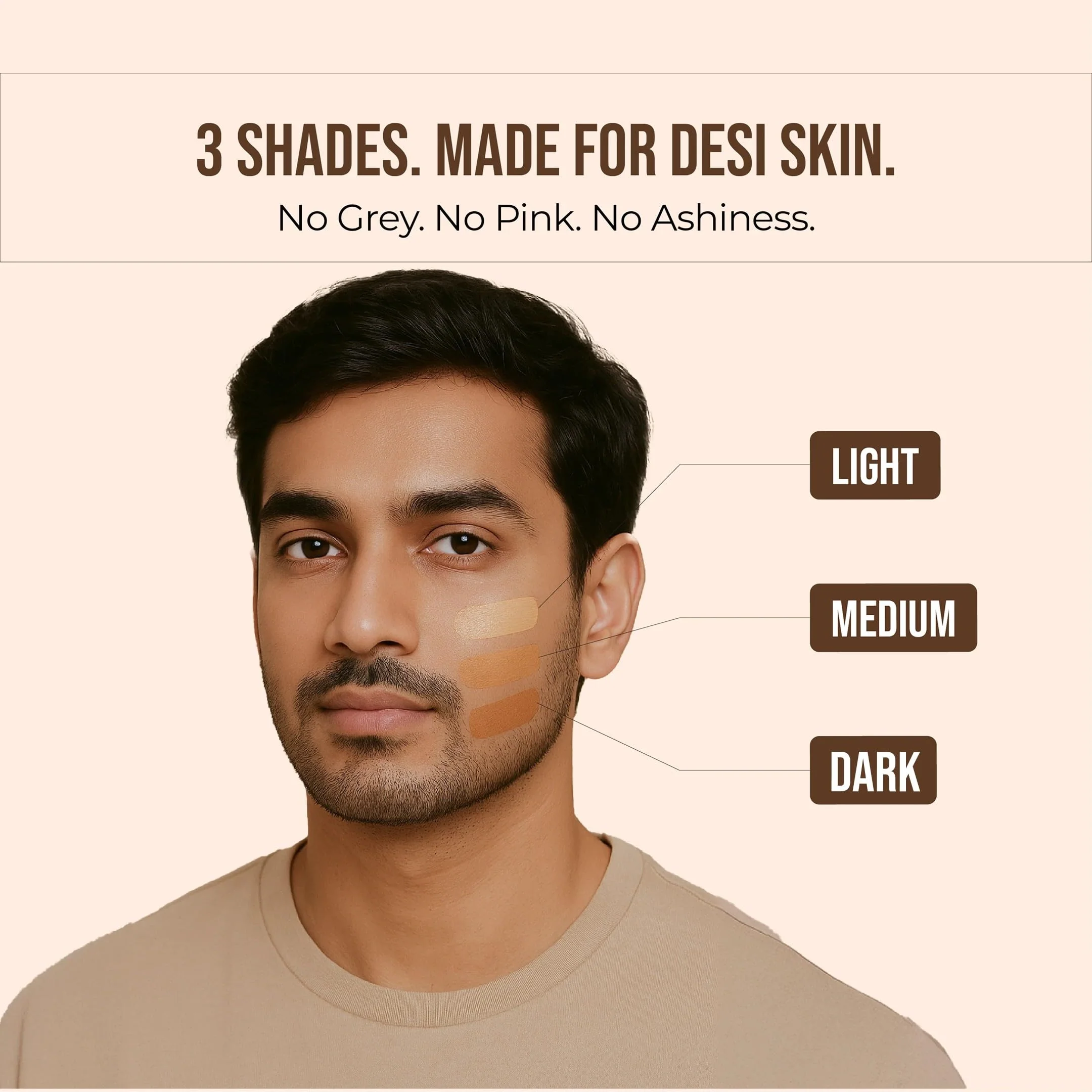 YAAN MAN Natural Concealer For Men - Dark Shade - Image 7